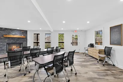The MacKaye Conference Room set up for a group session
