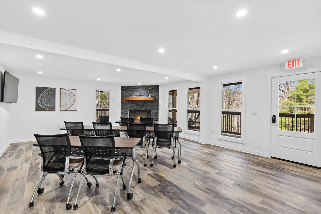 The MacKaye Conference Room with mountain views